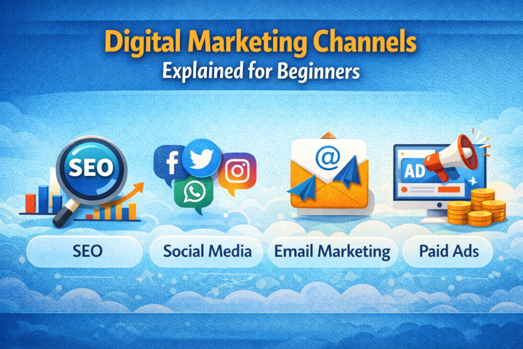 Digital marketing channels explained for beginners