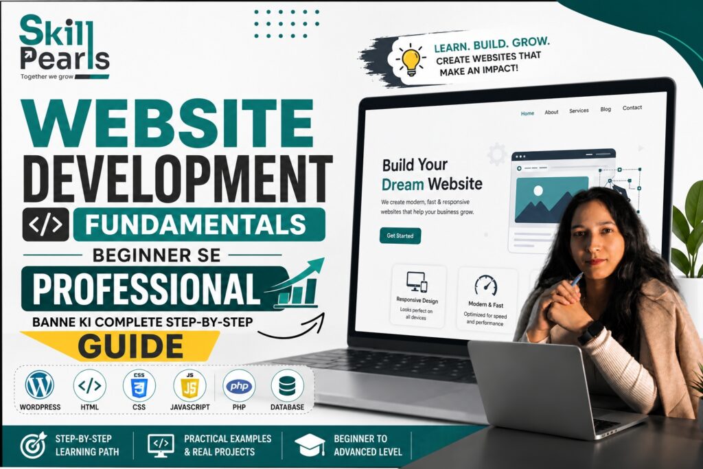 Website Development Fundamentals : Beginner se Professional banne ki Complete Step-by-Step Guide